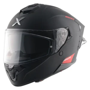 Axor Brutale Solid Colors Dual Spoiler Helmet -Dull Black