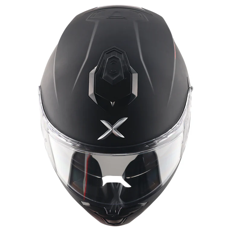Axor Brutale Solid Colors Dual Spoiler Helmet -Dull Black - Image 9