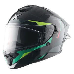 Axor Brutale Krytic Dual Spoiler Helmet -Black-Green