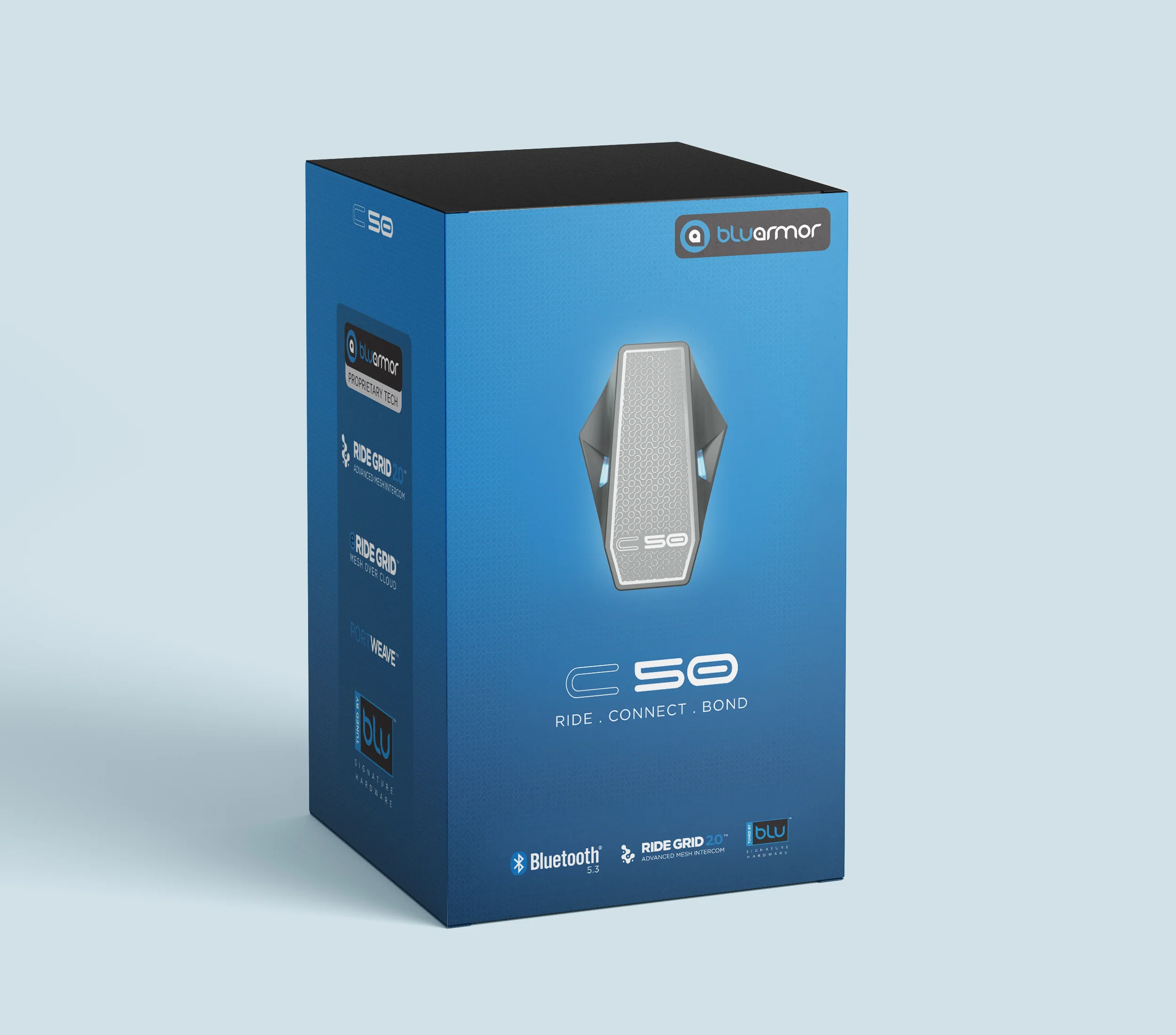 Bluarmor C50 Helmet Intercom Communication Device