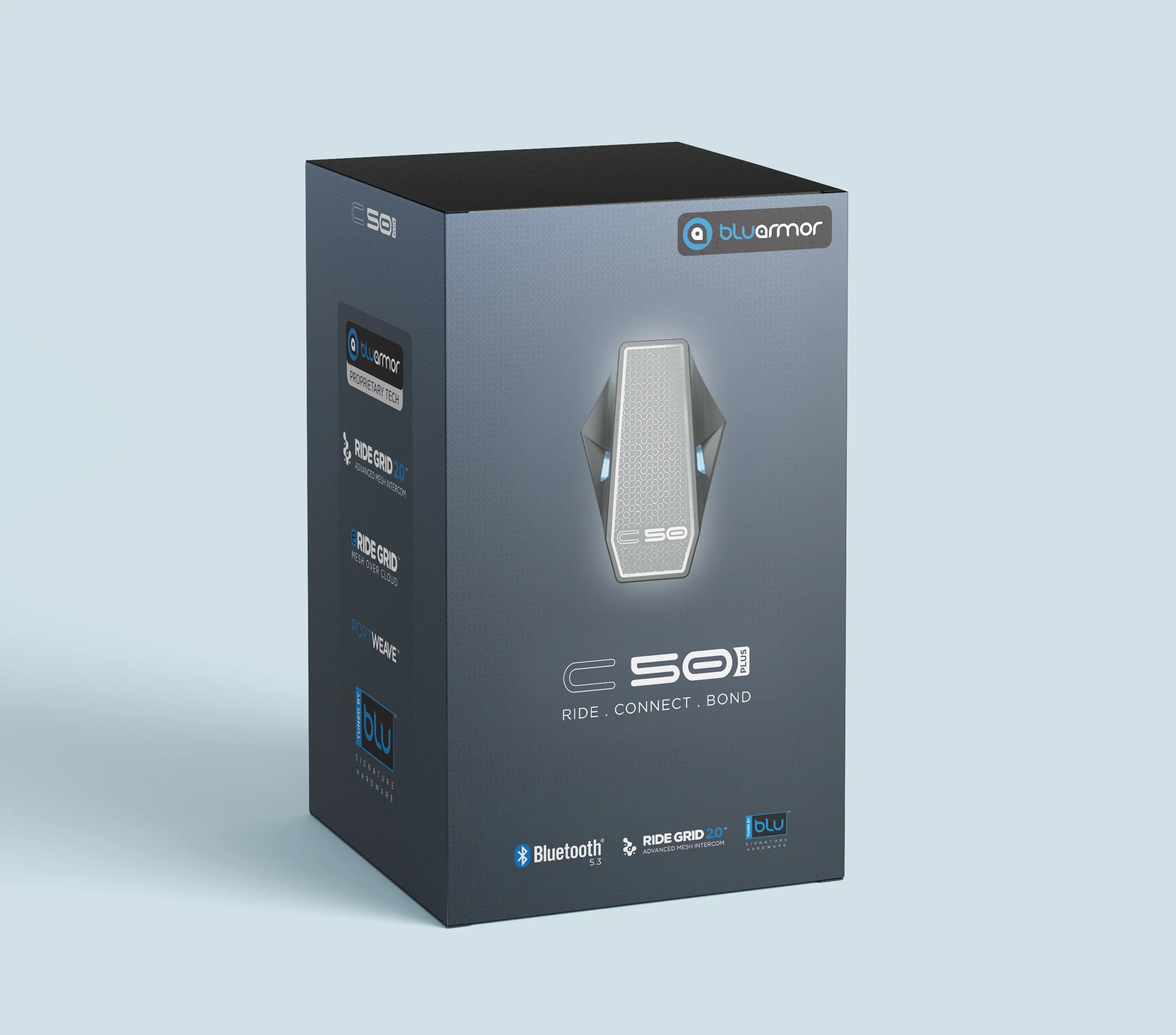 Bluarmor C50Plus Helmet Intercom Communication Device