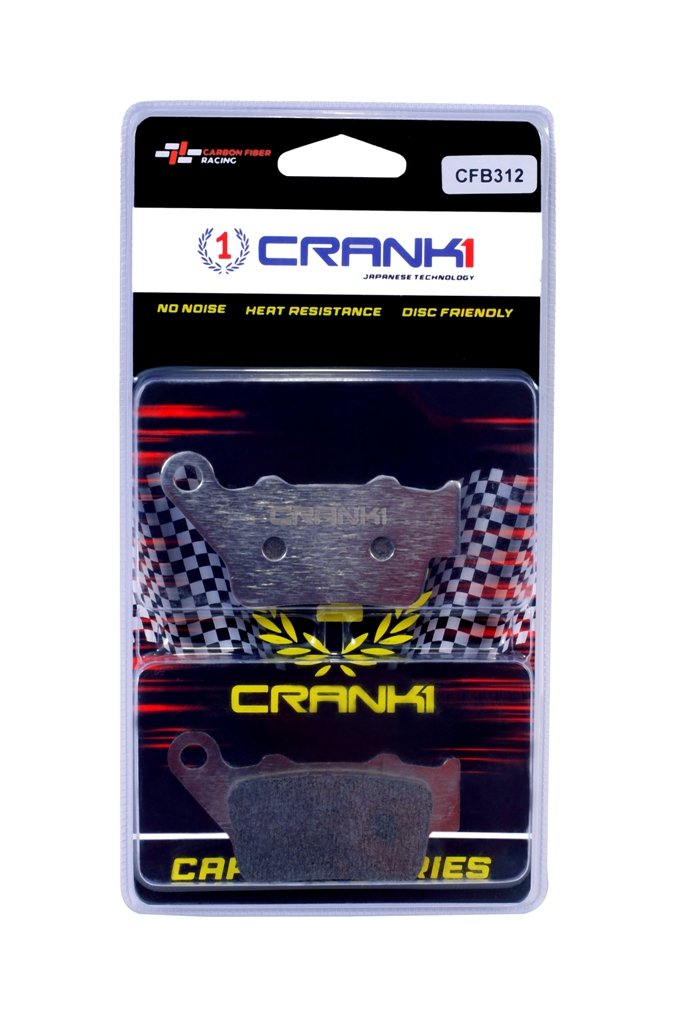 CRANK1 Carbon Brake Pads For Aprilia Caponord 1200 (2013-2016) - Rear - CFB312