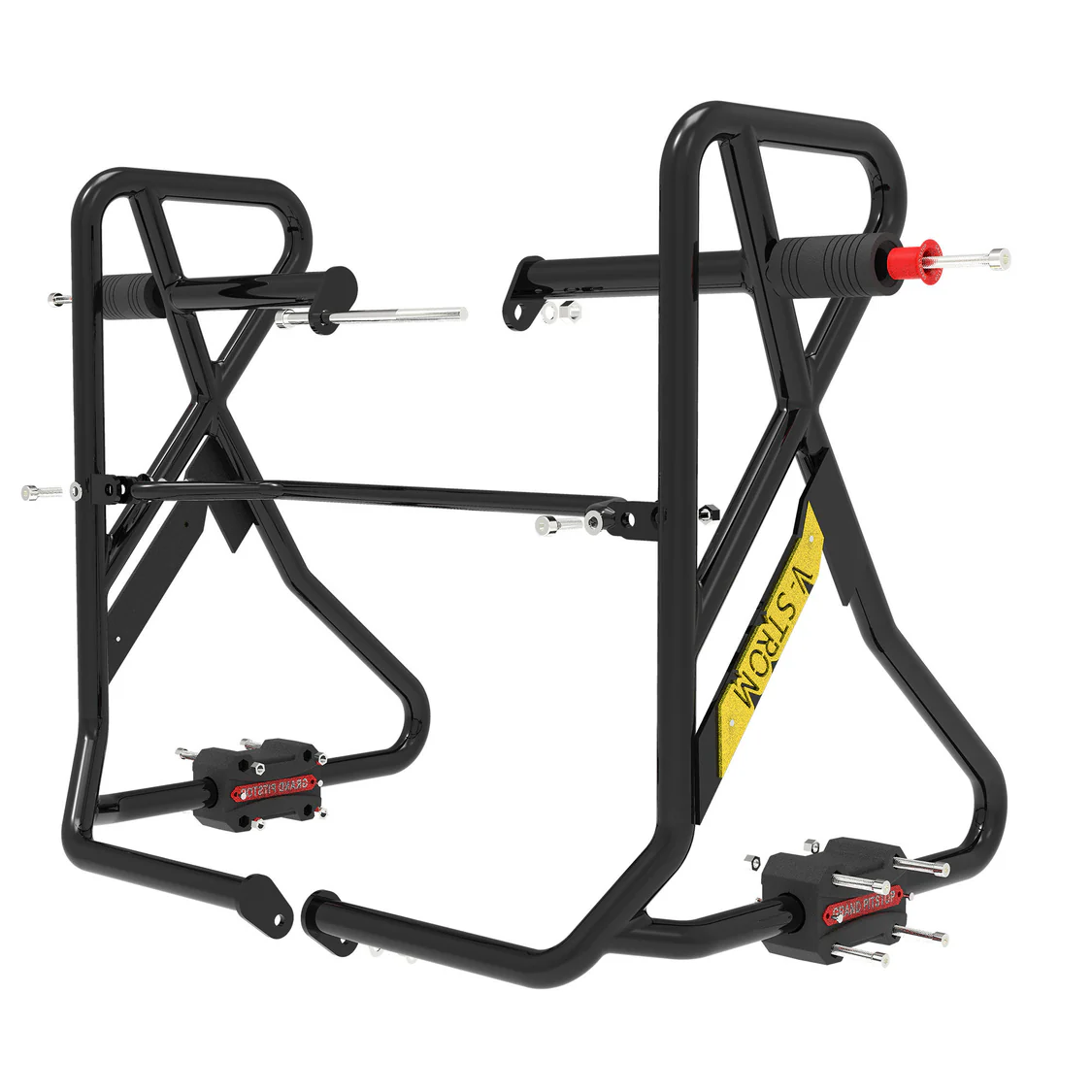 GRANDPITSTOP CRASH GUARD (PAIR) - Black for SUZUKI - V Strom - Image 2