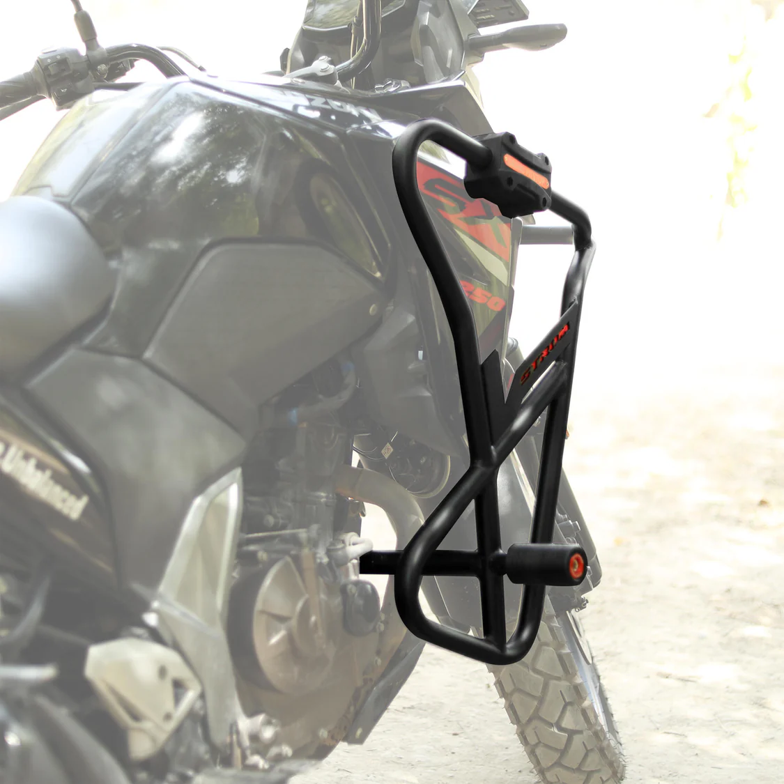 GRANDPITSTOP CRASH GUARD (PAIR) - Black for SUZUKI - V Strom - Image 5