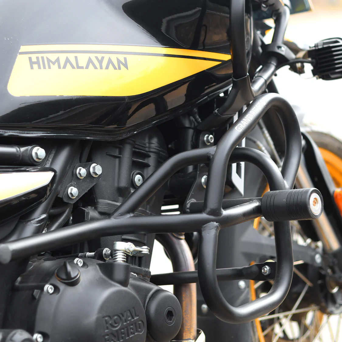 GRANDPITSTOP CRASH GUARD (PAIR) for Royal Enfield Himalayan 450 - Black - Image 8