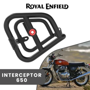 GRANDPITSTOP CRASH GUARD (PAIR) - Black for Royal Enfield - INTERCEPTOR