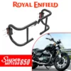 GRANDPITSTOP CRASH GUARD (PAIR) for Royal Enfield Super Meteor 650 - Black