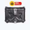 Jb Racing Top Case 45L Black Premium With Back Rest Pad