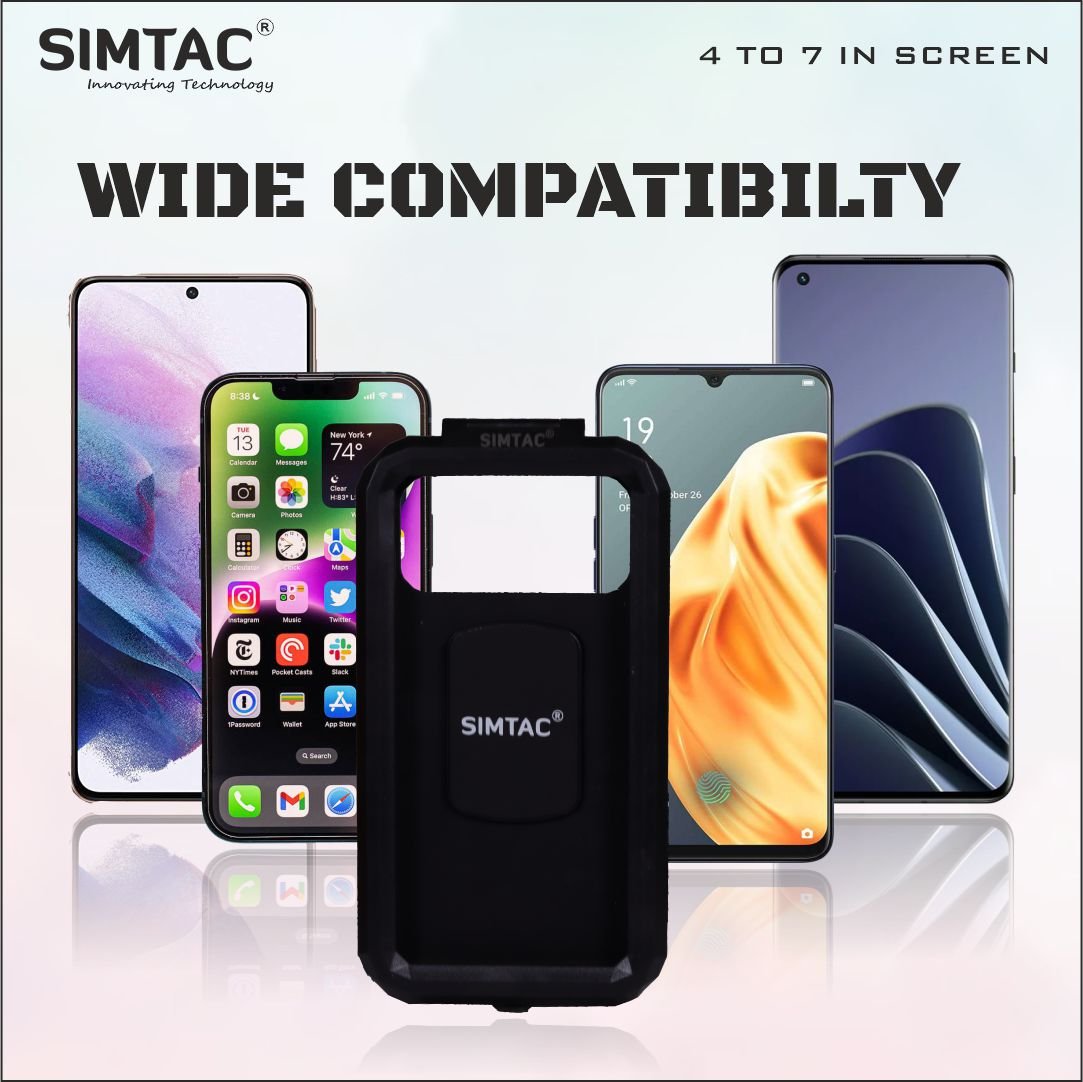 SIMTAC Mobile Holder Waterproof For Bikes/Scooters/Bicycle | MHWP - Image 3