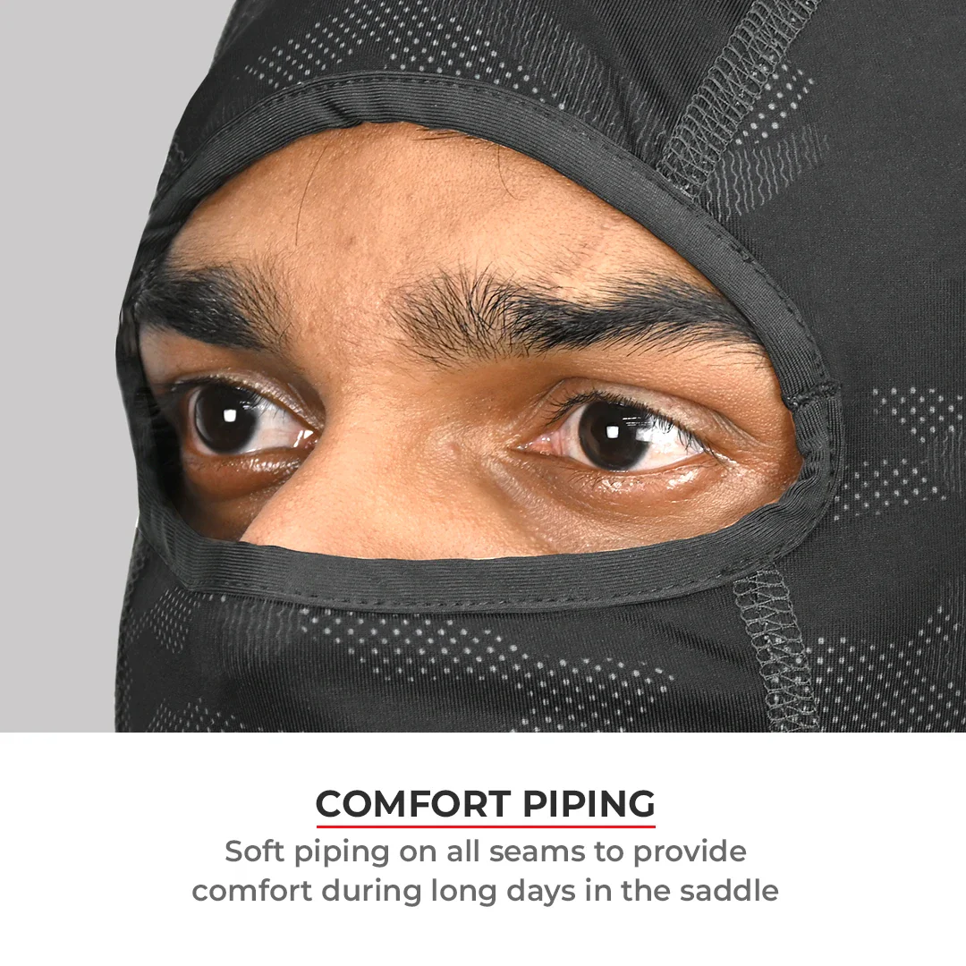 ViaTerra 2nd SKIN BALACLAVA - MOTORCYCLE HELMET LINER - Comouflage - Image 10