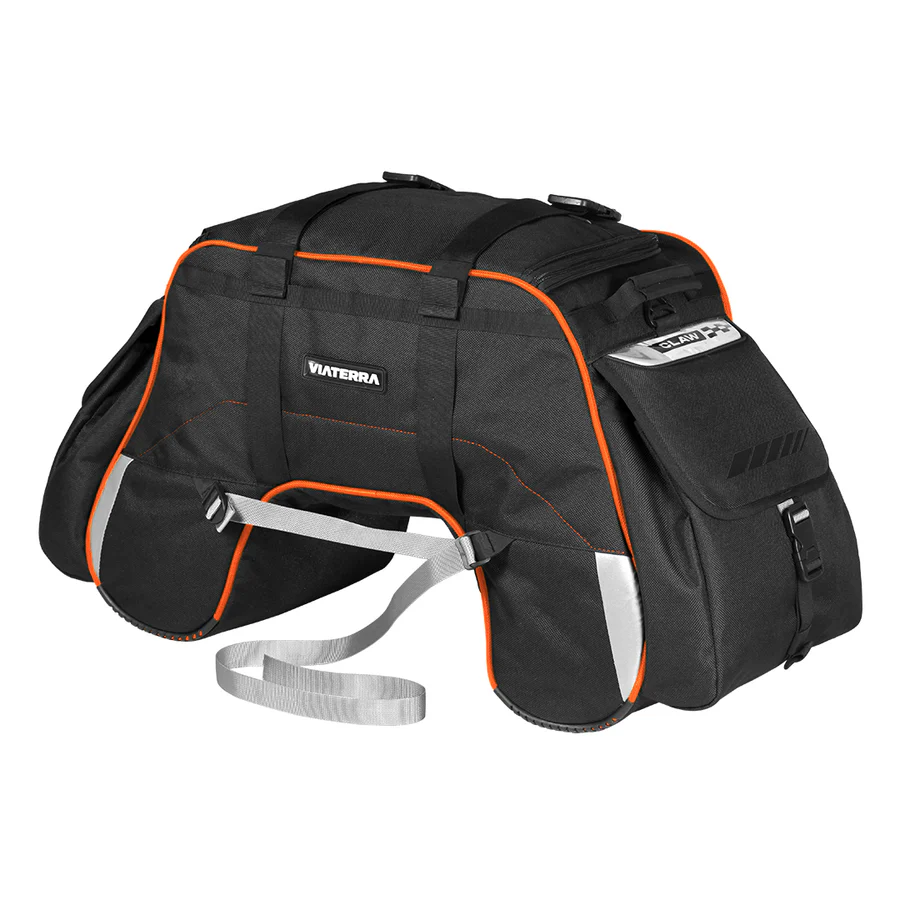 VIATERRA CLAW - UNIVERSAL MOTORCYCLE TAILBAG ORANGE