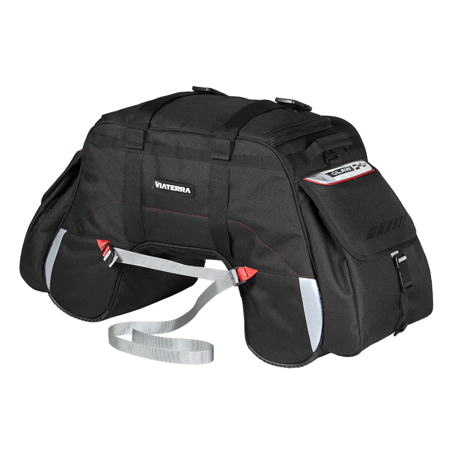 VIATERRA CLAW - UNIVERSAL MOTORCYCLE TAILBAG BLACK