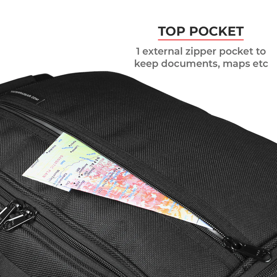 VIATERRA CLAW - UNIVERSAL MOTORCYCLE TAILBAG BLACK - Image 9