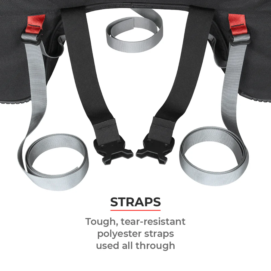 VIATERRA CLAW - UNIVERSAL MOTORCYCLE TAILBAG BLACK - Image 10