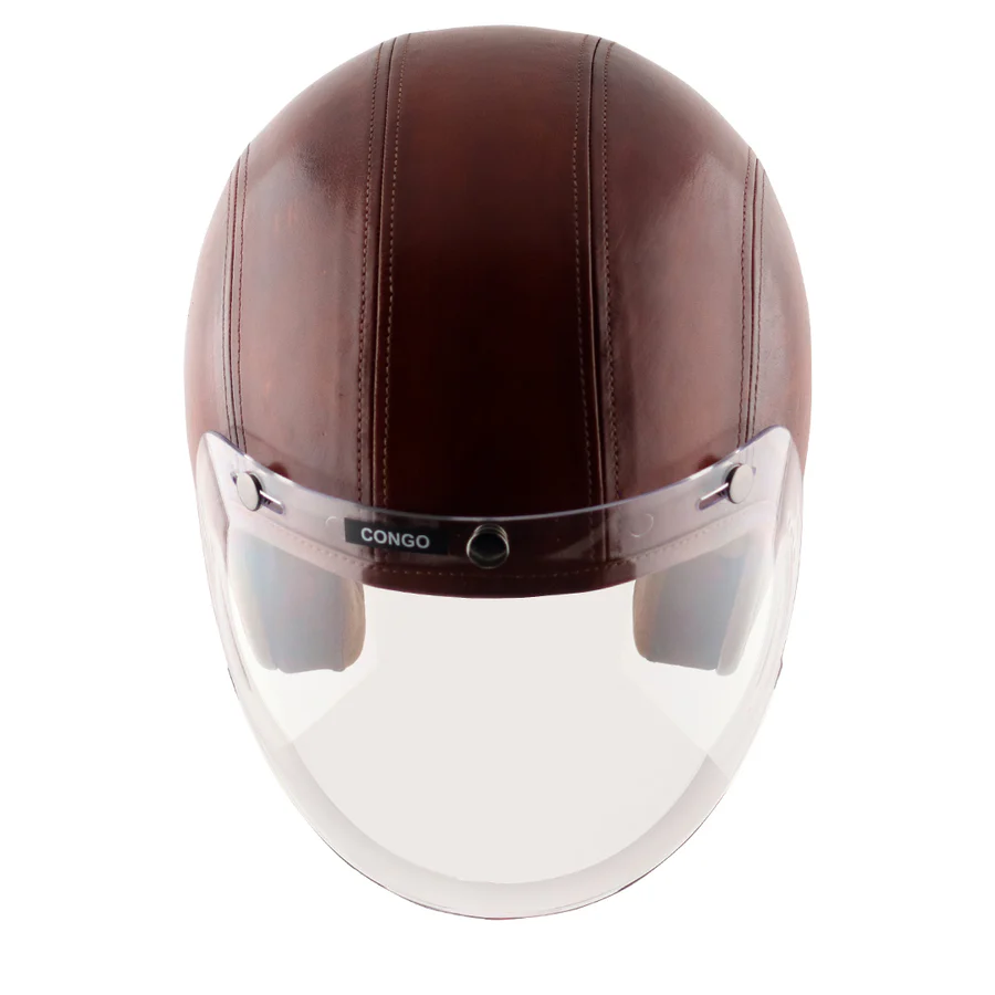 Axor Retro Jet Leather Helmet Congo -Coniac Dark - Image 10
