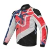 Viaterra Corbett Custom Color - Off Road Trail Riding Jacket - Red-Blue
