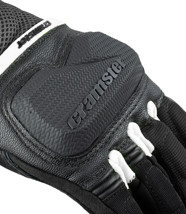 BREEZER GLOVES BLACK HI-VIZ GREEN - Image 4