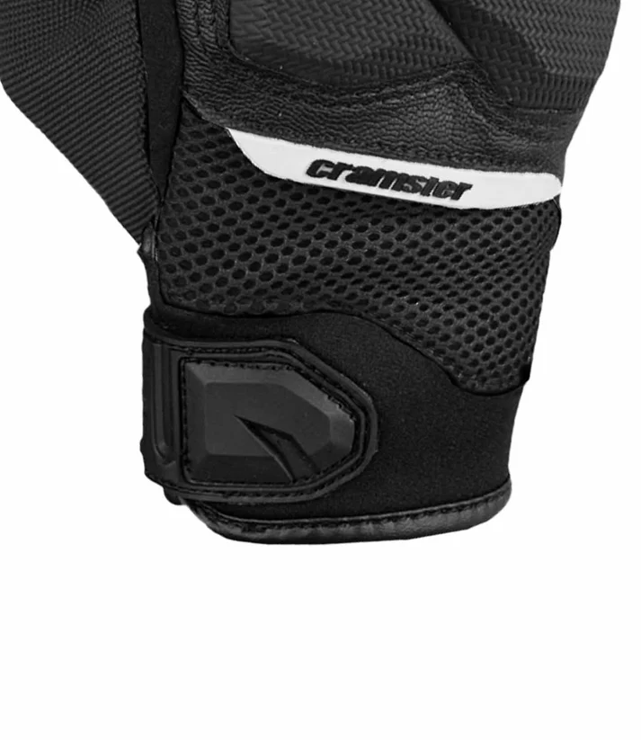 BREEZER GLOVES BLACK HI-VIZ GREEN - Image 2