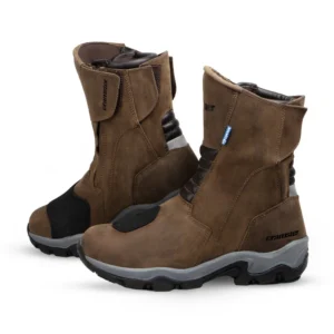 FLUX MOTORCYCLE TOURING BOOTS BROWN