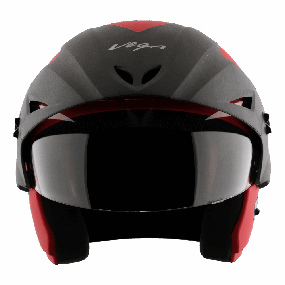 VEGA Cruiser W/P Helmet - Red - Image 4