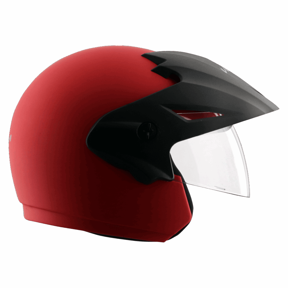 VEGA Cruiser W/P Helmet - Red - Image 2