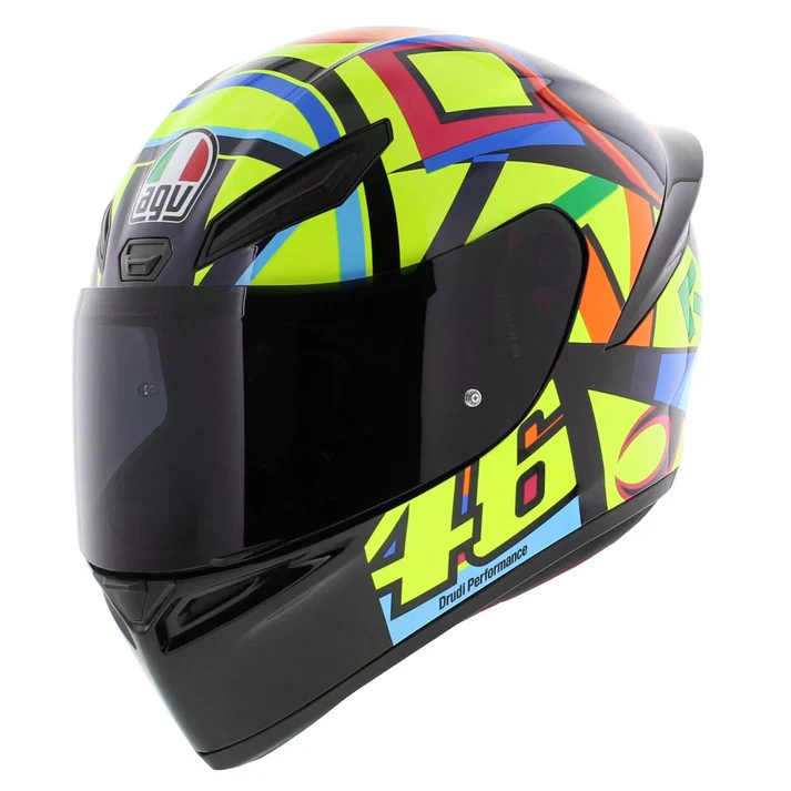 DARK SMOKE VISOR COMPATIBLE WITH AGV K1/K3/K5 HELMETS
