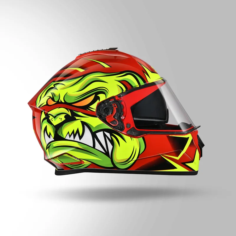 STUDDS DRIFTER D1 DECOR N5 YELLOW RED - Image 5