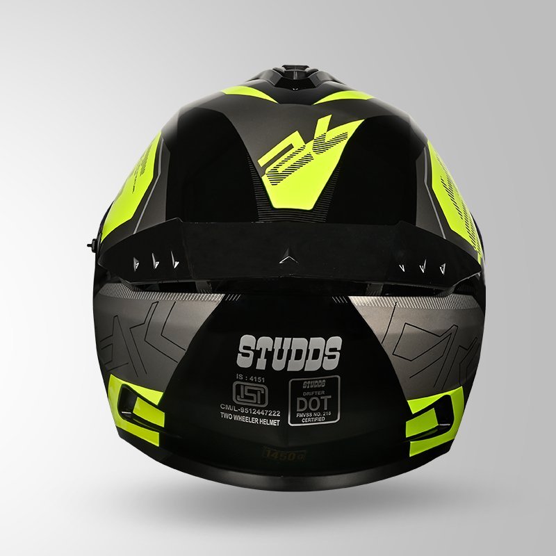 STUDDS DRIFTER D6 REBELLION DECOR N5 GREY YELLOW - Image 6