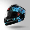 STUDDS DRIFTER D2 LEOPARD DECOR N1 BLACK BLUE