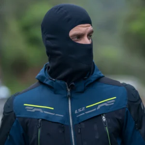 LS2 Zirconium EVO motorcycle jacket blue black yellow with CE certified protection