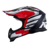 KYT MX Strike Eagle Wings Black White Red Helmet