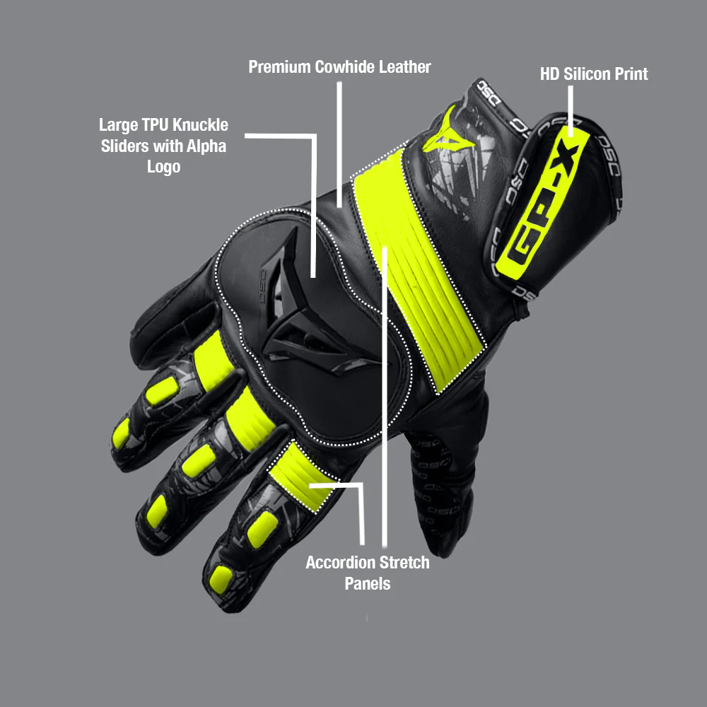 DSG GPX Riding Gloves - Image 5