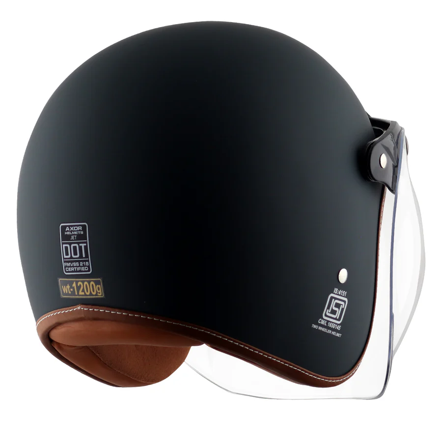 AXOR RETRO JET SOLID DULL SLATE HELMET FOR MAN AND WOMEN - Image 8