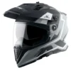 AXOR X-CROSS DUAL VISOR FLAGSTAFF HELMET DULL NARDO GREY BLACK