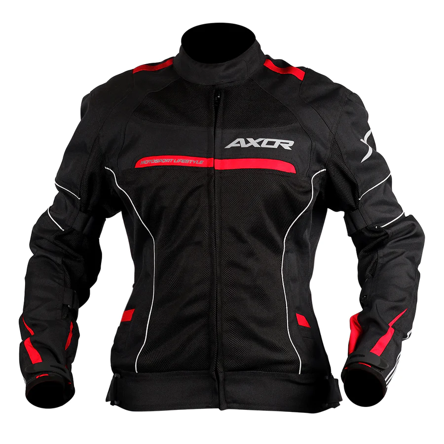 AXOR DIVA WOMEN JACKET BLACK RED