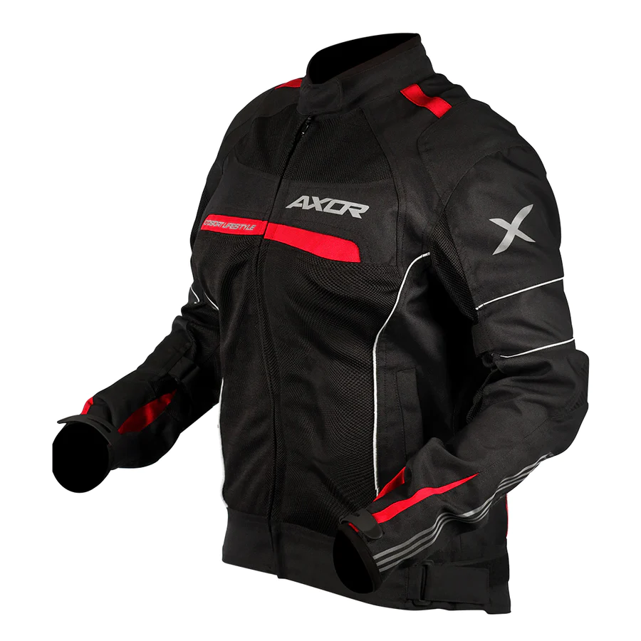 AXOR DIVA WOMEN JACKET BLACK RED - Image 2