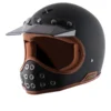 AXOR RETRO MOTO-X RETRO HELMET DULL BLACK