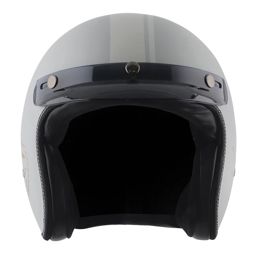 Axor Retro Jet Euro Globe Helmet Dull Cool Grey - Image 3