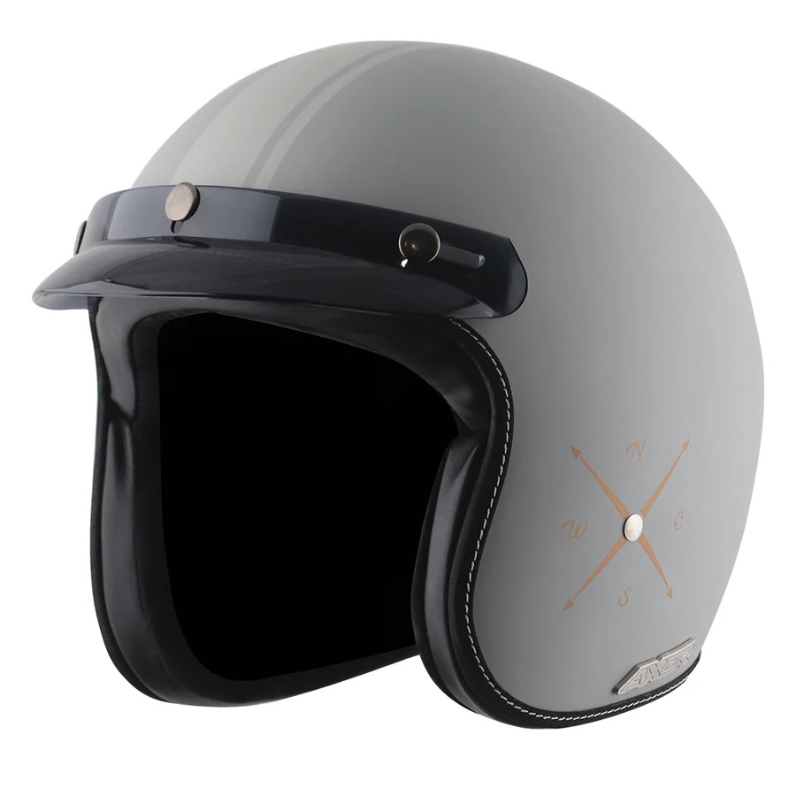 Axor Retro Jet Euro Globe Helmet Dull Cool Grey