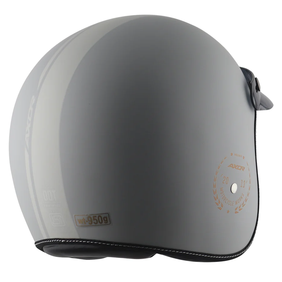 Axor Retro Jet Euro Globe Helmet Dull Cool Grey - Image 7