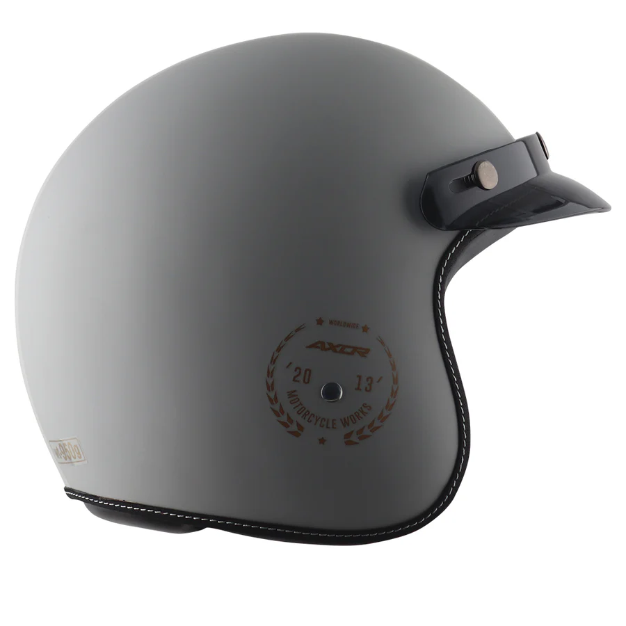 Axor Retro Jet Euro Globe Helmet Dull Cool Grey - Image 8