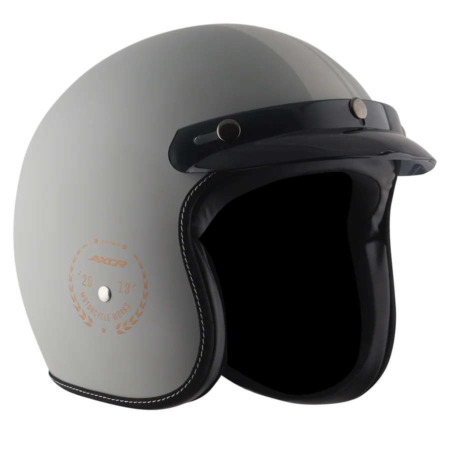 Axor Retro Jet Euro Globe Helmet Dull Cool Grey - Image 9