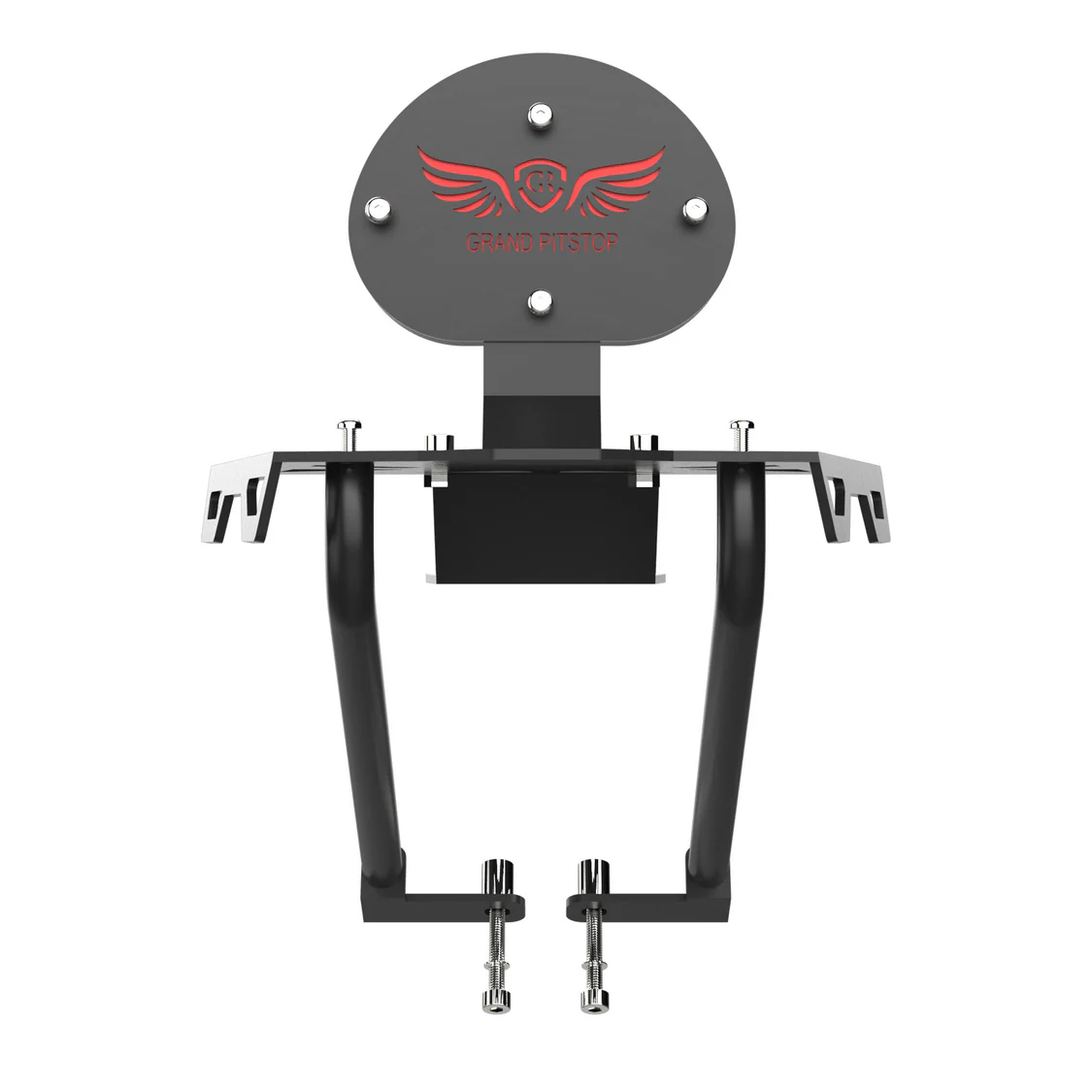 Grand PitstopTop Extended Top Rack with Plate for TVS Apache 160 and 200 - Black - Image 6