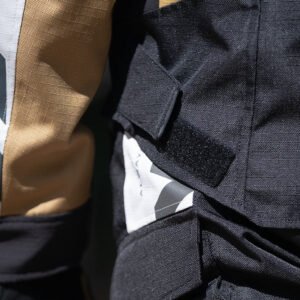 LS2 X-Master Adventure Motorcycle Jacket Sand Black Grey with CE Level 2 Protection