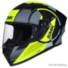 SMK STELLAR  FARO MA264 WITH EXTENDED VISOR GRAPHICS FULL FACE HELMET