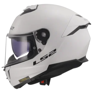 LS2 FF320 Stream II Gloss White Full Face Helmet with ECE 22.06 certification