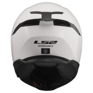 LS2 FF320 Stream II Gloss White Full Face Helmet with ECE 22.06 certification
