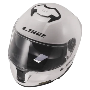 LS2 FF320 Stream II Gloss White Full Face Helmet with ECE 22.06 certification