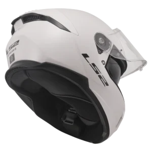 LS2 FF320 Stream II Gloss White Full Face Helmet with ECE 22.06 certification