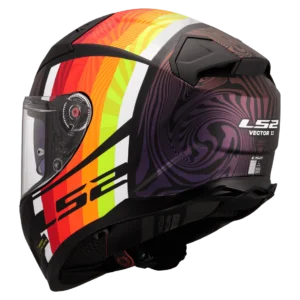 LS2 FF811 Vector II Freedom Matt Black Chameleon sport touring helmet front view
